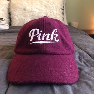 PINK, Maroon Hat